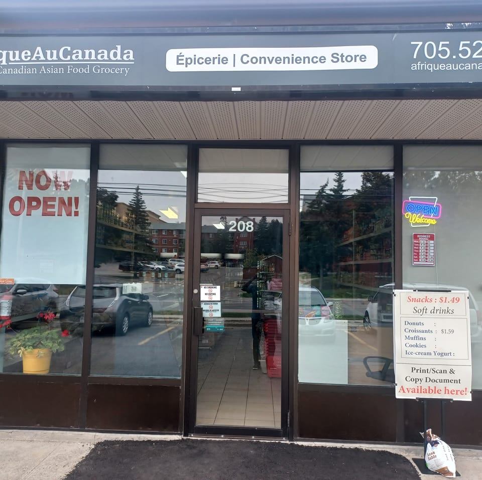 Snacks and beverages selection